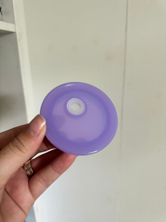 Purple acrylic lid