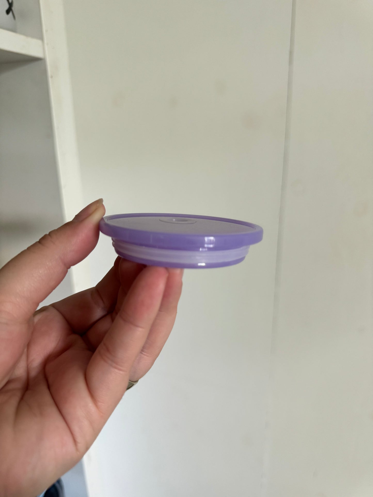 Purple acrylic lid